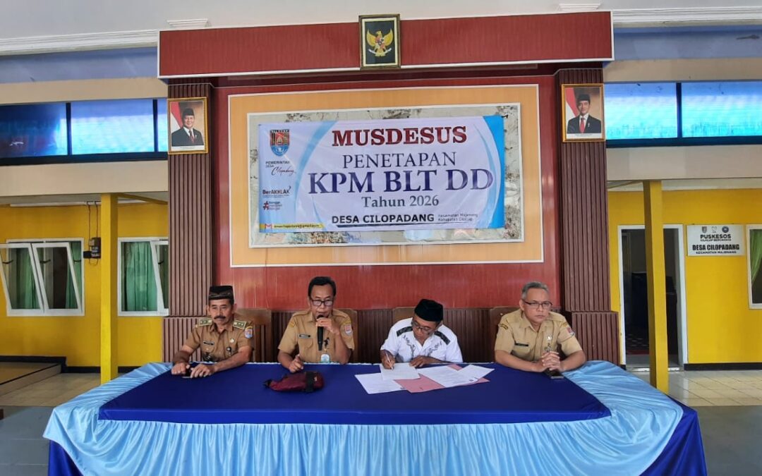 MUSDESUS PENETAPAN KPM BLT DD TAHUN 2026